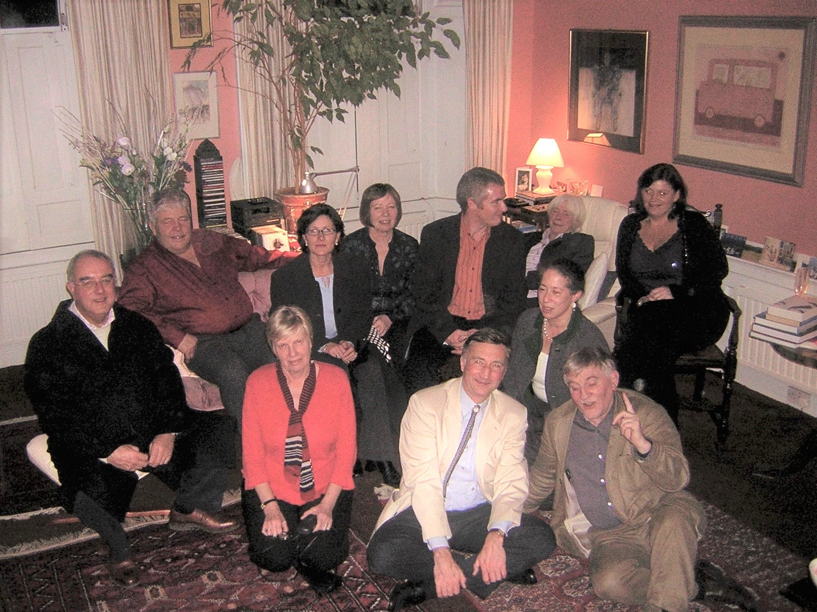 2005 Nov 12th - Racketball group private dinner in 18 Northumberland Street